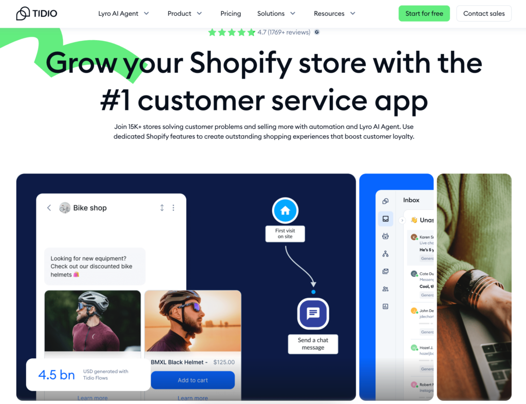 Tidio Shopify tool